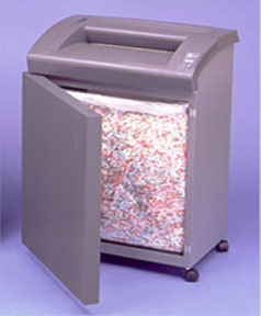 Destructoras de papel en particulas